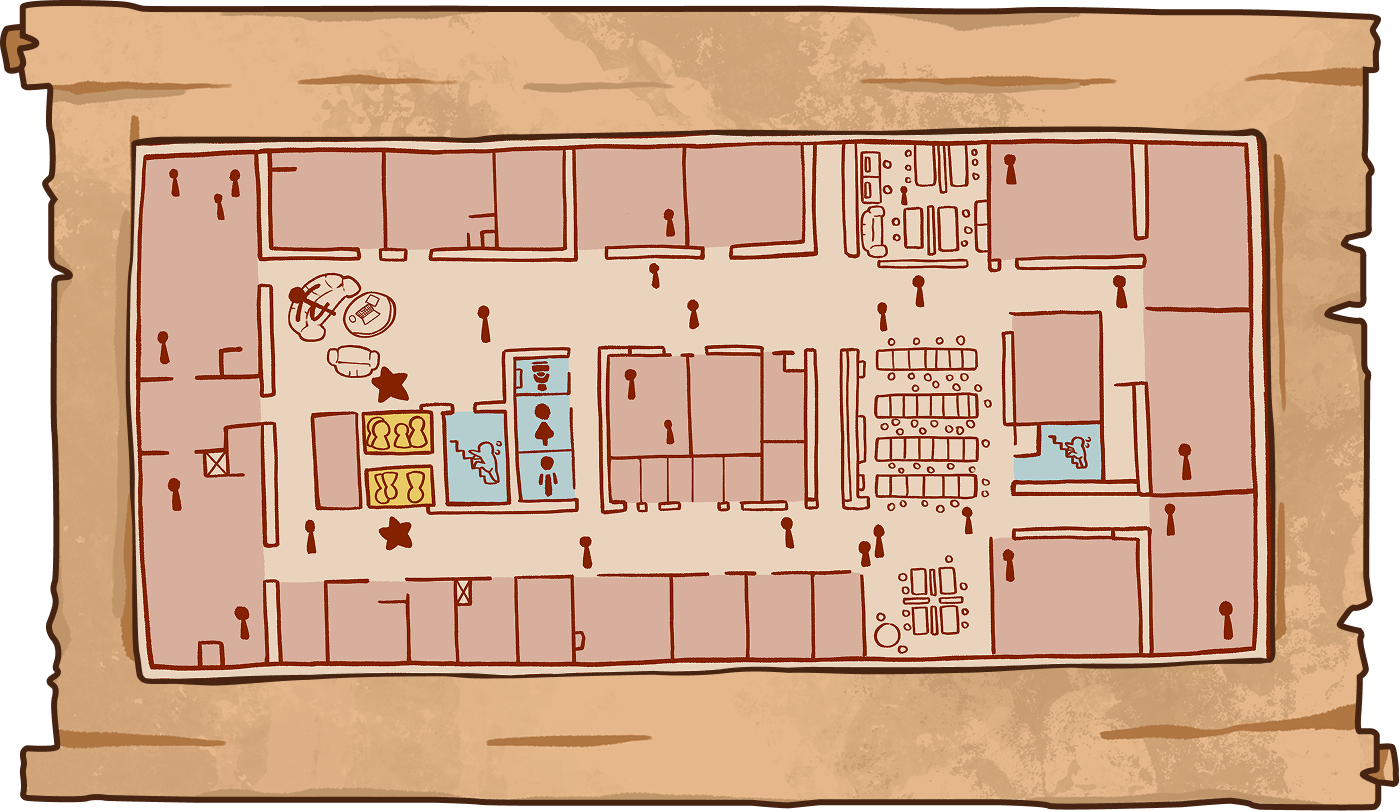 OCAD Map Floor 6